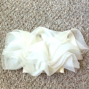 NWT Zara Women’s Bloggers Fav Ruffle Crop Tube Top White Size Medium Bridal